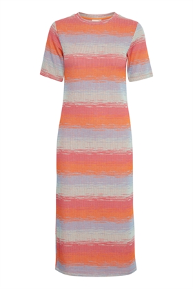 ICHI Kjole - IHOdela Dress, Multi Colour Faded Stripe