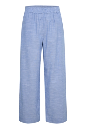 My Essential Wardrobe Buks - SkyeMW Wide Pant, Delft Blue Striped