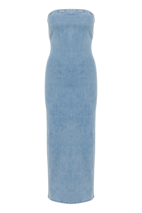My Essential Wardrobe Dress - AyoMW 158 Denim Dress, Light Blue Wash