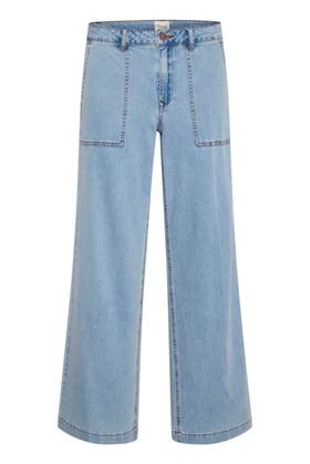 My Essential Wardrobe Buks - LaraMW 115 Wide Pant, Light Blue Wash
