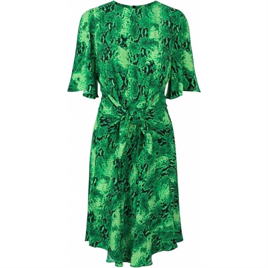NOTES DU NORD Nederdel - PACIFIC SHORT DRESS, Green Snake 