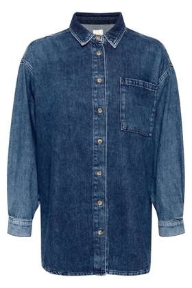 My Essential Wardrobe Skjorte - MaloMW 143 Shirt, Medium Blue Wash