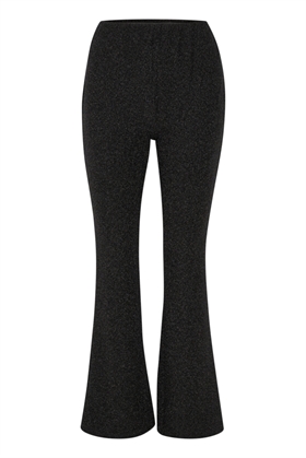My Essential Wardrobe Buks - SineMW Bootcut Pant, Black w. Black Glitter