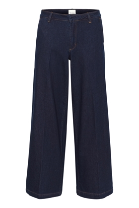 My Essential Wardrobe Buks - LaraMW 115 Wide Pant, Dark Blue Un-Wash
