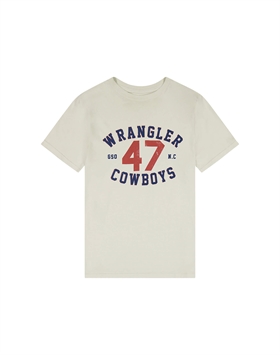 Wrangler T-shirt - 112350277 Regular Tee, Vintage White