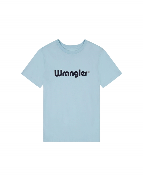 Wrangler T-shirt - 112350306 Regular Tee, Dream Blue