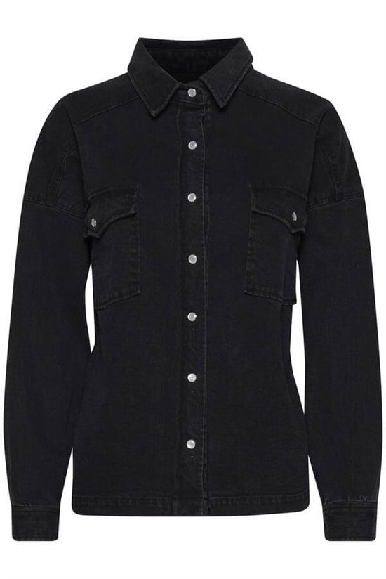 Ichi Jakke - IHOLINA Jacket, Washed Black