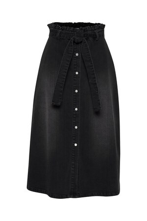 ICHI Nederdel - IHOLINA Skirt, Washed Black