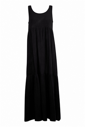 ICHI Kjole - IAFOXA Maxi Dress, Black