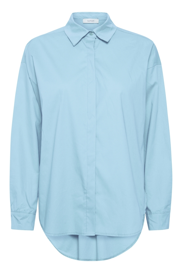 Sorbet Skjorte - SBHerron Shirt, Azurine