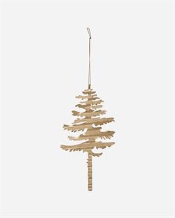 House Doctor Ornament - Tin Plate Tree, Gold