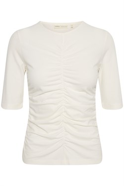 InWear Trøje - NaalIW Wrinkle T-Shirt, Whisper White