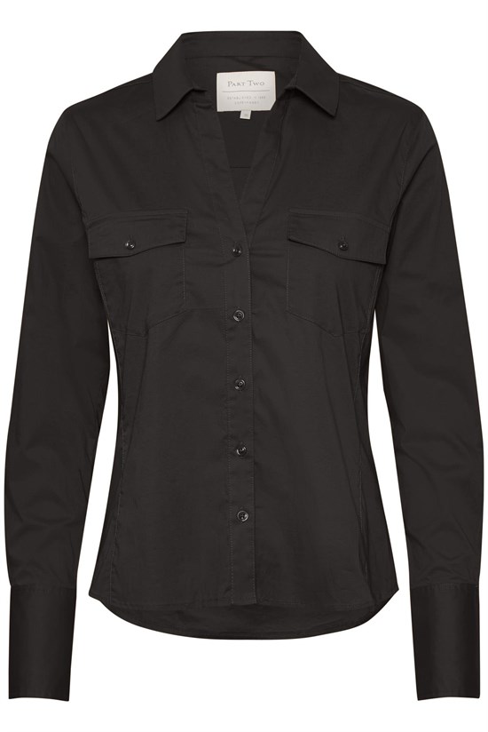 Part Two skjorte - EdmaPW Shirt, Black