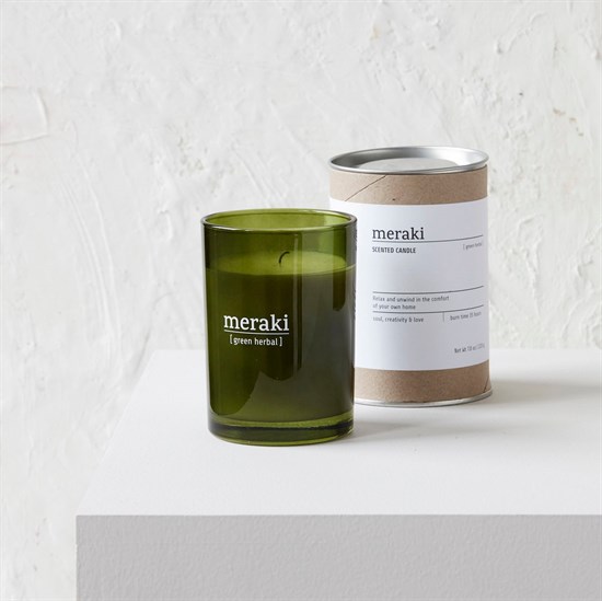 Meraki - SCENTED CANDLE, green herbal