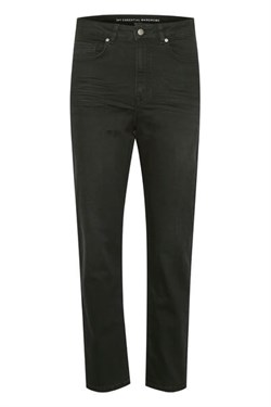 My Essential Wardrobe Jeans - 34 THE MOM 107 XHIGH STRAIGHT, Black Retro