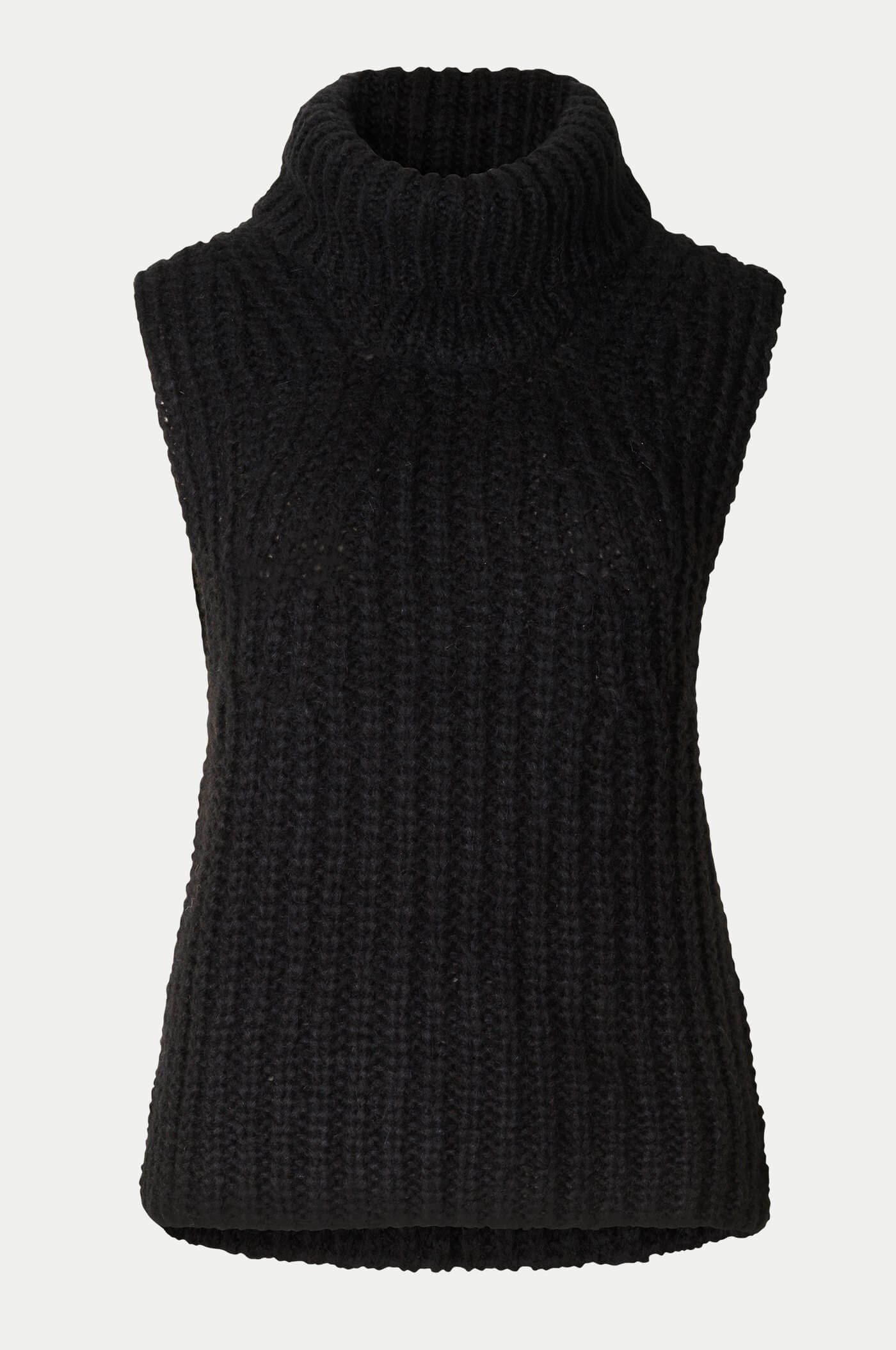 Second Female - Knit Vest, black