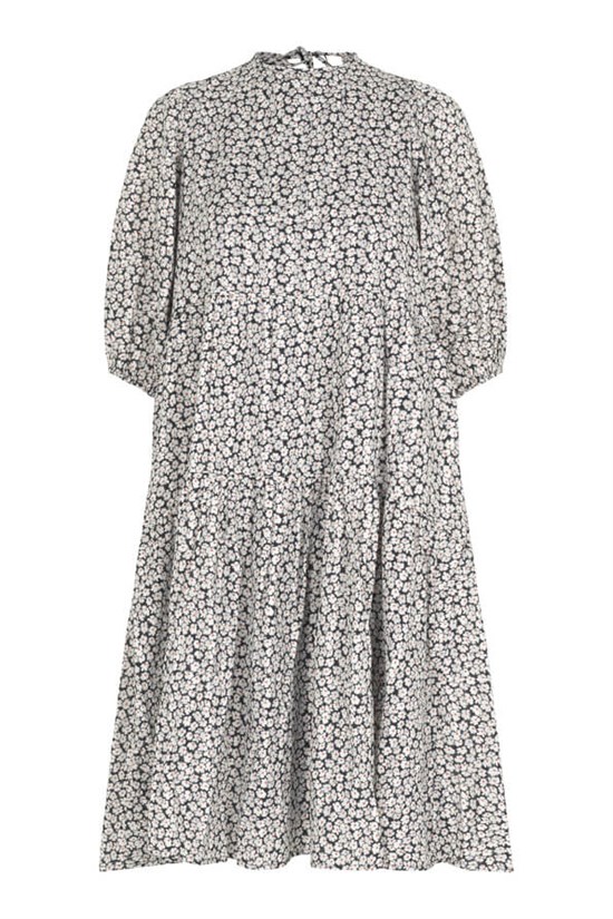 Second Female kjole - LINE DRESS, Egret