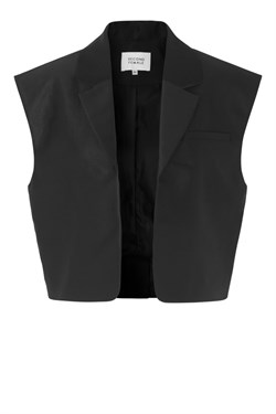 Second Female Vest - Cherine Waistcoat, Black