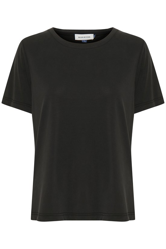 Denim Hunter T-shirt - DHSaga T-shirt, black wash