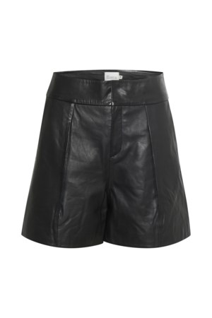 My Essential Wardrobe - 12 The Leather Shorts, Black