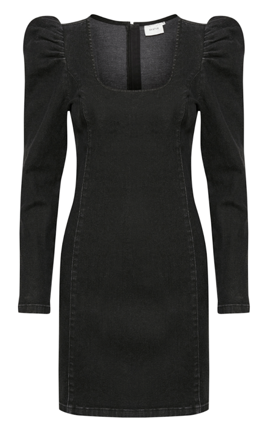 Gestuz Kjole - AstridGZ Short Dress, Washed Black