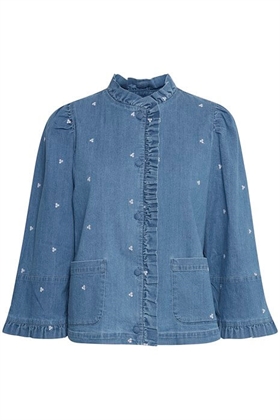 Atelier Rêve Skjorte - IRBEATRICE JA Shirt, Medium Blue