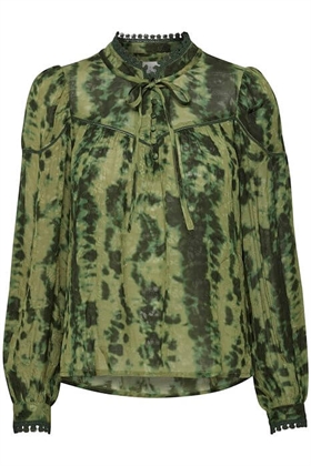 Atelier Rêve Skjorte - IRGENEVA LS Shirt, Rifle Green 