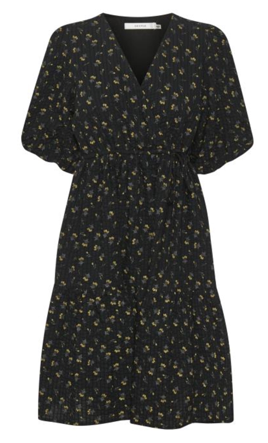 Gestuz Kjole - AveryGZ Short Dress, Black Tulip