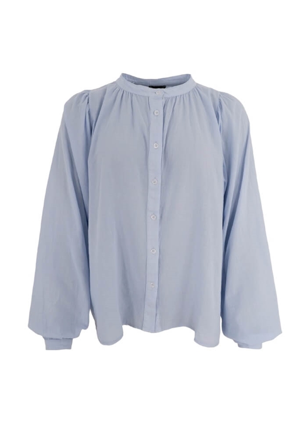 Black Colour Skjorte - 40618 BCJuuli Shirt, Light Blue