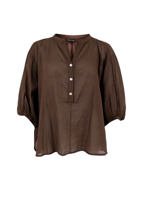 Black Colour Skjorte - 40280 BCOLLIE Shirt, Coffee