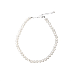 Black Colour Halskæde - 4405 BCHattie Necklace, White