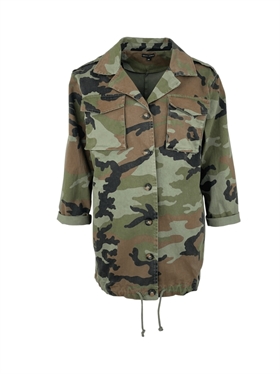 Black Colour Jakke - Bcjordan Long Jacket, Army