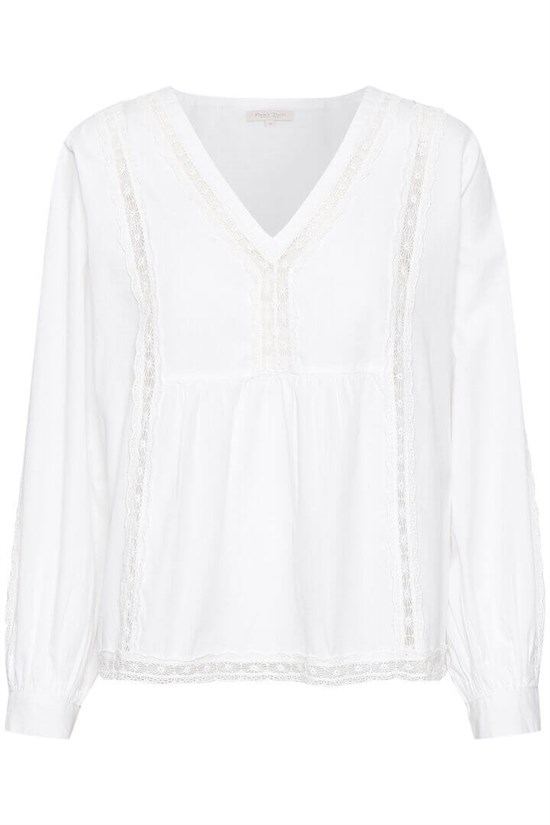 Part Two Bluse - CedraPW Blouse, Bright White