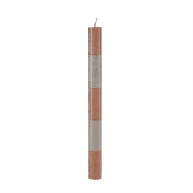 Bahne Stearinlys - 4975934 COLORFUL CANDLE, Ocher Rose