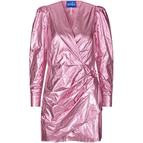 Cras Kjole - Yvonnecras Dress, Metallic Pink