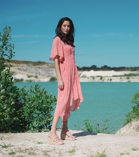 Cream Kjole - CRChery Dress Zally Fit, Pink Structure