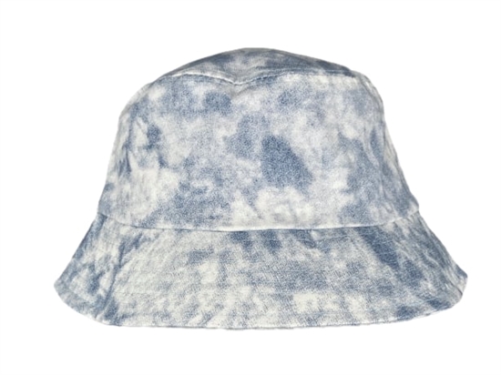 Black Colour Hat - Drew Tie Dye Bucket hat, Blue
