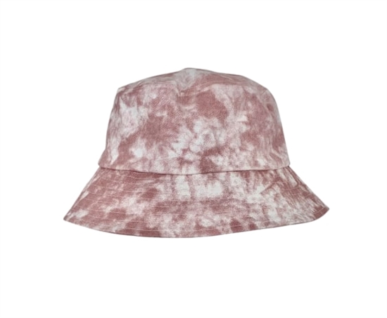 Black Colour Hat - Drew Tie Dye Bucket hat, Rose