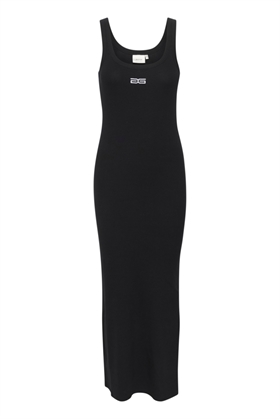 Gestuz Kjole – DrewGZ sl logo dress, Black