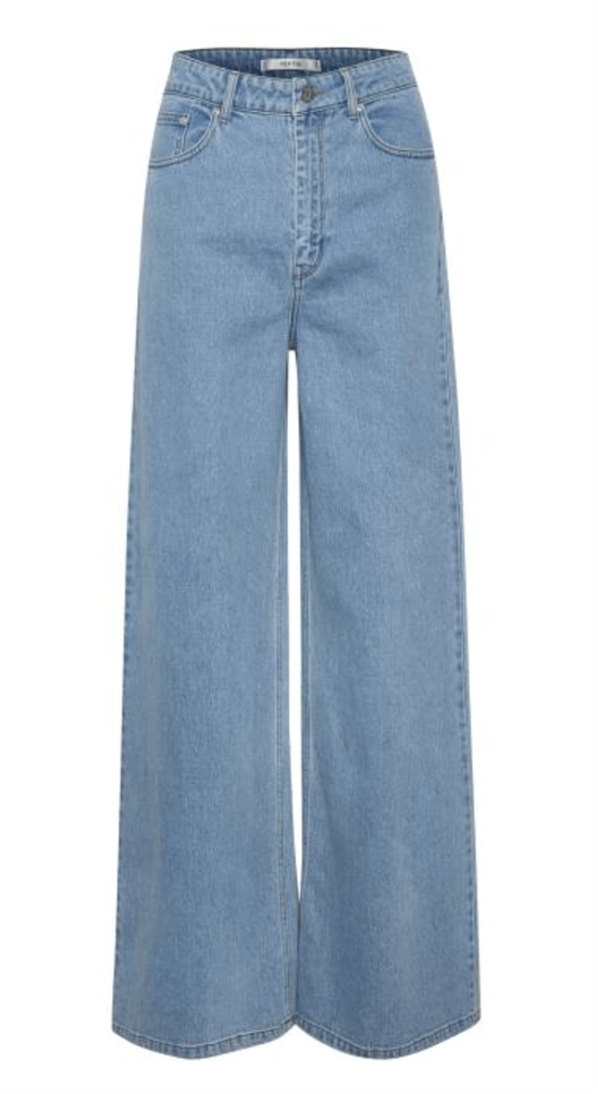 Gestuz Jeans - ElmaGZ HW Wide Pants, Light Blue