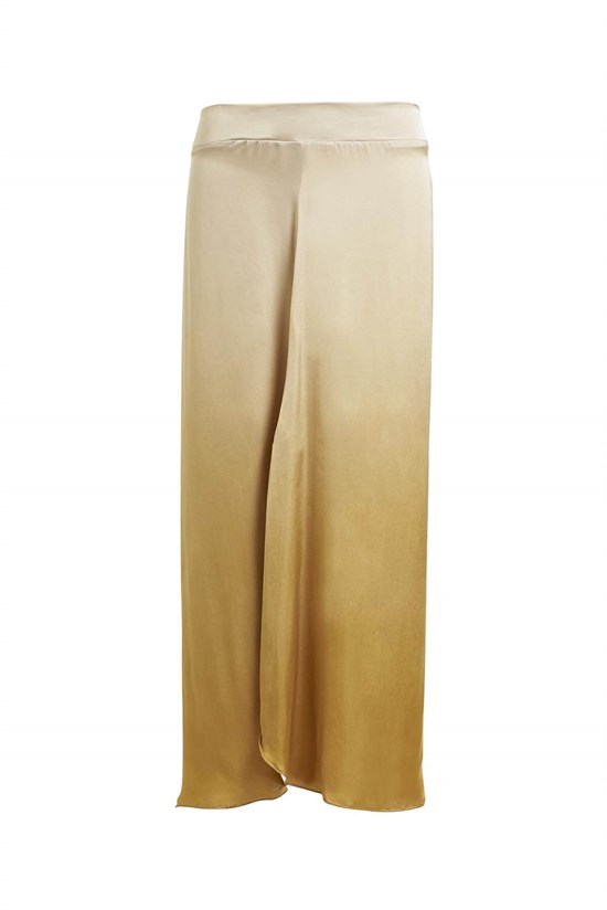 Rabens Saloner Nederdel - Fade Tulip Skirt, Gold
