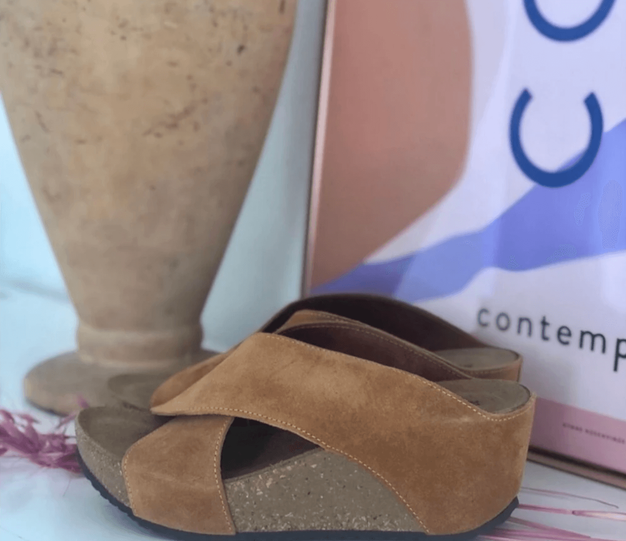 fryser underordnet rutine Copenhagen Shoes sandaler - Frances 20 Suede, Whisky