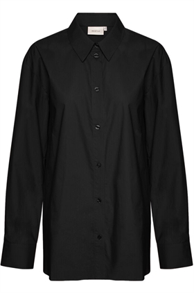 Gestuz Skjorte - TezGZ short shirt, Black