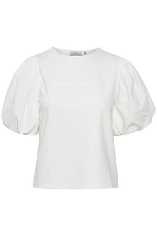 Gestuz Bluse - ImaGZ Blouse, Bright White