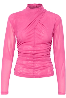 Gestuz Bluse - AdiaGZ ls blouse, Intense Pink
