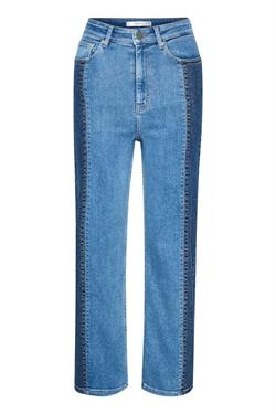Gestuz Jeans - FinleyGZ HW culotte, Washed Mid Blue