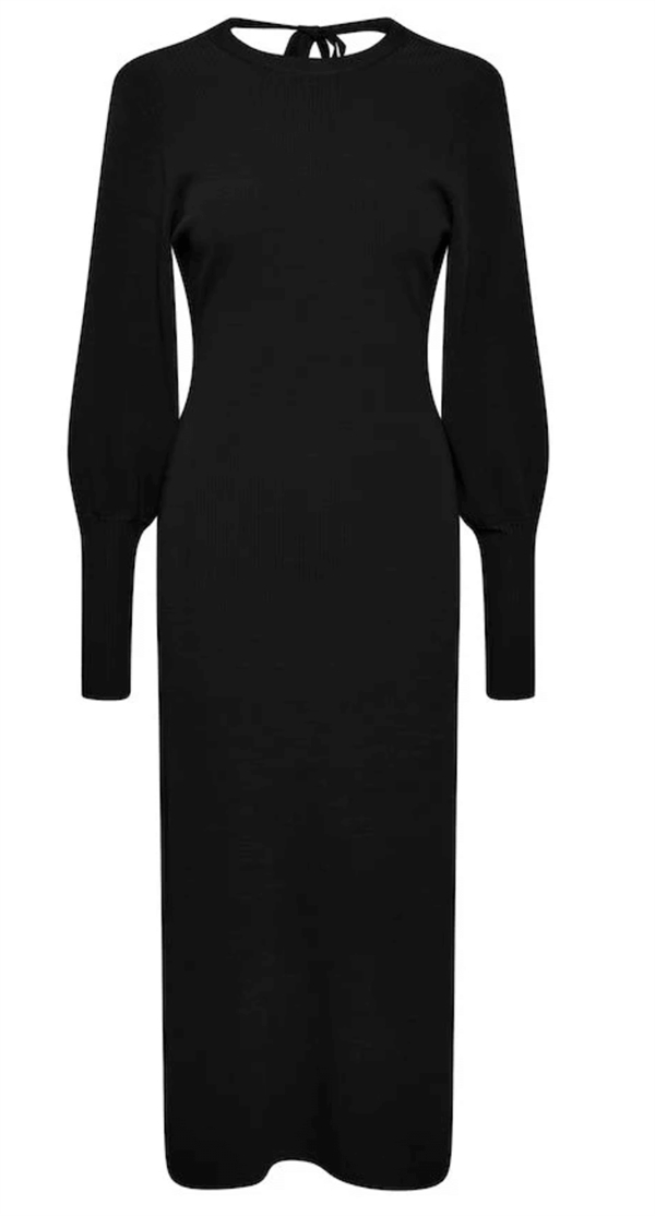 Gestuz Kjole - MonaGZ long dress, Black