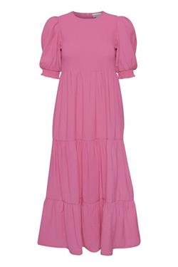 Gestuz Kjole - MorianaGZ solid ss dress, Phlox Pink