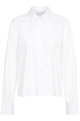 Gestuz Skjorte - TezGZ short shirt, Optical White
