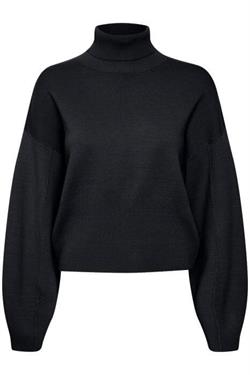 Gestuz Strik - TalliGZ short pullover, Black
